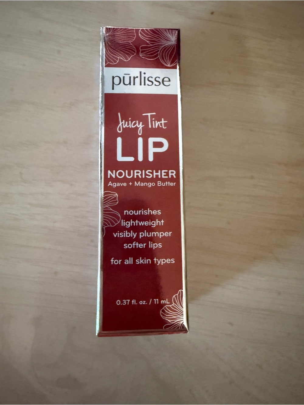 purlisse Juicy Tint Lip Nourisher - Deep Red